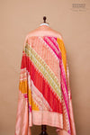 Multicolor Rangkat Handwoven Banarasi Kadhua Silk Dupatta