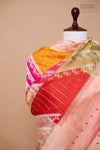 Multicolor Rangkat Handwoven Banarasi Kadhua Silk Dupatta