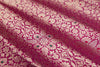 Pink Handwoven Banarasi Brocade Fabric
