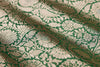 Green Handwoven Banarasi Brocade Fabric