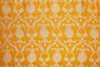Mustard Yellow Handwoven Banarasi Brocade Silk Fabric
