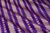 Purple Handwoven Banarasi Silk Fabric