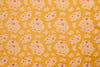 Yellow Handwoven Banarasi Silk Fabric