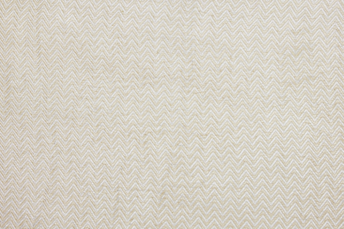 Beige Handwoven Banarasi Moonga Silk Fabric