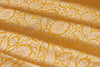 Yellow Handwoven Banarasi Brocade Fabric
