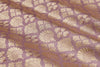 Mauve Handwoven Banarasi Brocade Fabric