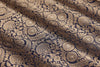 Midnight Blue Handwoven Banarasi Brocade Fabric