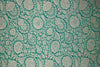 Peacock Blue Handwoven Banarasi Brocade Fabric
