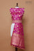 Fuchsia Pink Handwoven Banarasi Silk Dupatta
