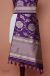 Purple Handwoven Banarasi Silk Dupatta