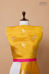 Yellow Handwoven Banarasi Silk Dupatta