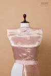 Baby Pink Handwoven Banarasi Tissue Silk Dupatta