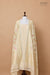 Off-White Handwoven Banarasi Moonga Silk Suit Piece