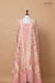 Pink Handwoven Banarasi Georgette Suit Piece