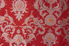 Red Handwoven Banarasi Silk Fabric