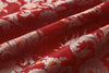 Red Handwoven Banarasi Silk Fabric