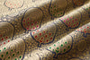 Midnight Blue Handwoven Banarasi Brocade Fabric