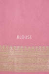 Pink Handwoven Banarasi Georgette Saree