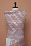 Lavender Handwoven Banarasi Moonga Silk Dupatta