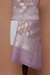 Lavender Handwoven Banarasi Moonga Silk Dupatta