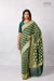 Bottle Green Banarasi Georgette Bandhani Saree