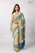 Shaded Blue Banarasi Georgette Bandhani Saree