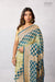 Shaded Blue Banarasi Georgette Bandhani Saree