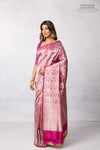 Magenta Pink Handwoven Banarasi Silk Saree