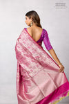 Magenta Pink Handwoven Banarasi Silk Saree