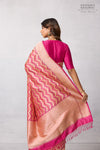 Fuchsia Pink Handwoven Banarasi Silk Saree