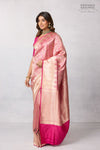 Fuchsia Pink Handwoven Banarasi Silk Saree