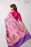 Purple Handwoven Banarasi Silk Saree