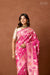 Pink Dual Tone Handwoven Banarasi Silk Saree