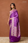 Magenta Pink Handwoven Banarasi Kadhua Silk Saree