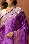 Magenta Pink Handwoven Banarasi Kadhua Silk Saree