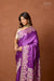 Magenta Pink Handwoven Banarasi Kadhua Silk Saree