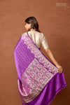 Magenta Pink Handwoven Banarasi Kadhua Silk Saree