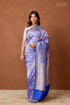 Royal Blue Handwoven Banarasi Silk Saree