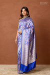 Royal Blue Handwoven Banarasi Silk Saree