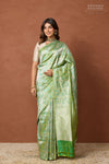 Green Handwoven Banarasi Silk Saree