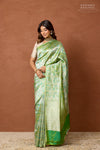 Green Handwoven Banarasi Silk Saree