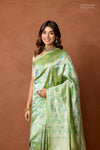 Green Handwoven Banarasi Silk Saree