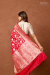 Red Handwoven Banarasi Silk Saree