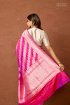 Pink Dual Tone Handwoven Banarasi Silk Saree