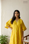 Yellow Banarasi Chiniya Silk Choga Set