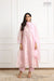 Blush Pink Banarasi Organza Silk Kurta Set