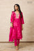 Pink Banarasi Silk Kurta Set