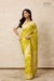 Mustard Green Handwoven Banarasi Georgette Saree