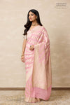 Pink Handwoven Banarasi Georgette Saree