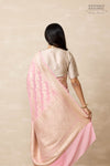 Pink Handwoven Banarasi Georgette Saree